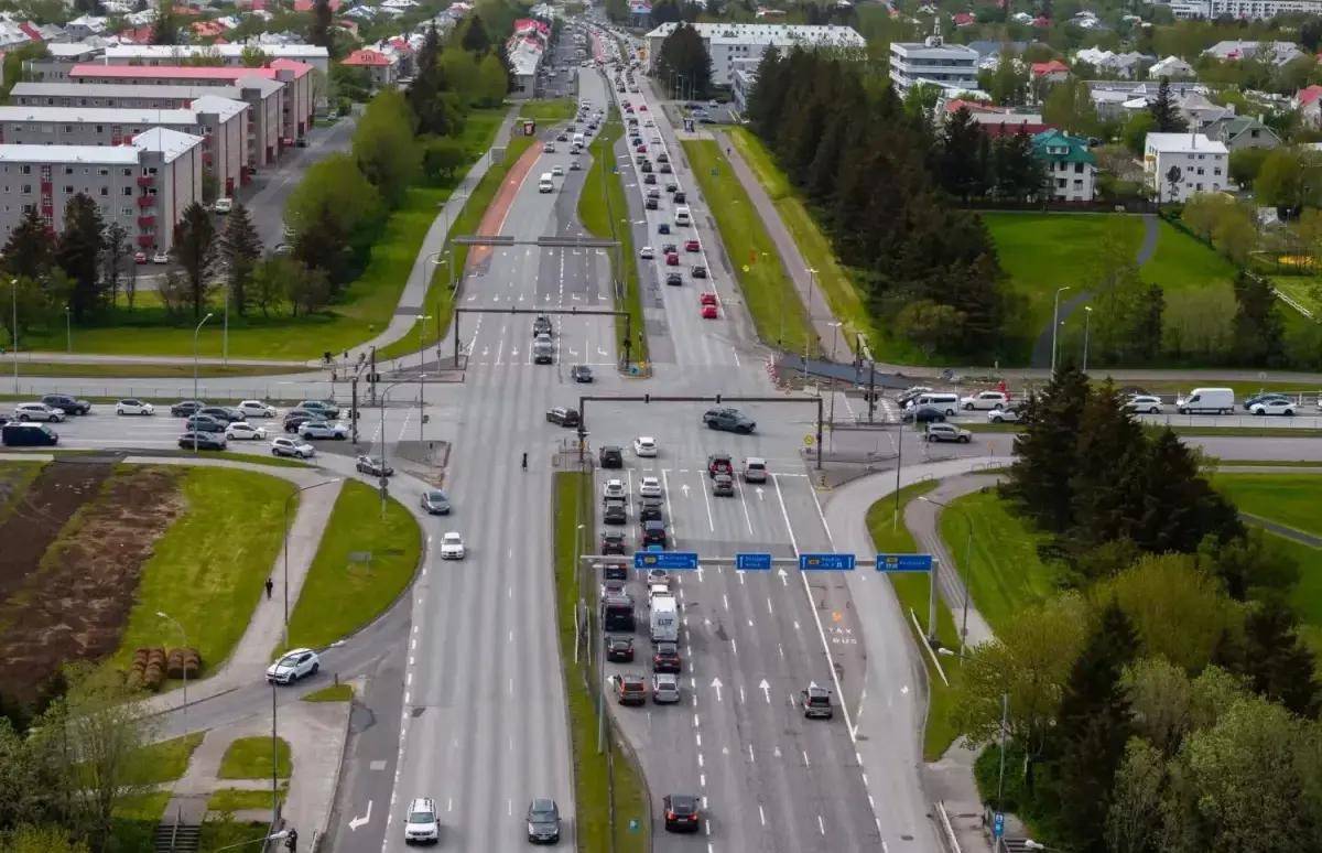 Framkvæmdir á fjölförnustu ljósstýrðu gatnamótum borgarinnar
