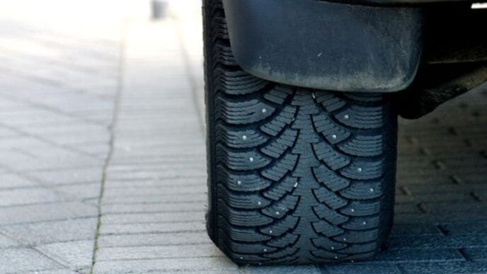 60% ökutækja ekki á nagladekkjum