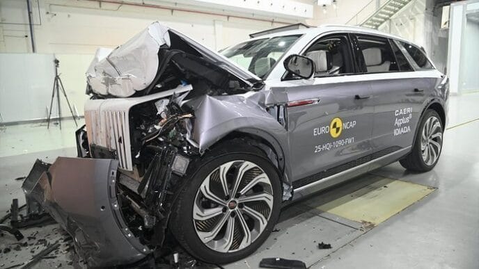 Kínverskir bílar sýna mikið öryggi