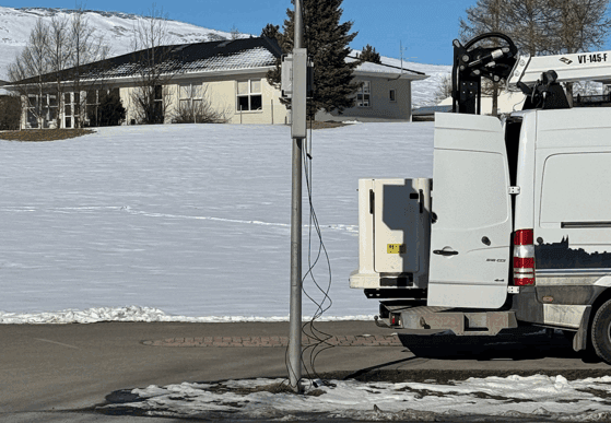 Um 85% bíla á negldum dekkjum á Akureyri í mars